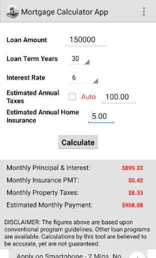 Mortgage Calculator app 1