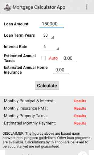 Mortgage Calculator app 2