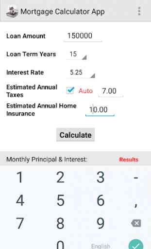 Mortgage Calculator app 3