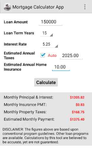 Mortgage Calculator app 4