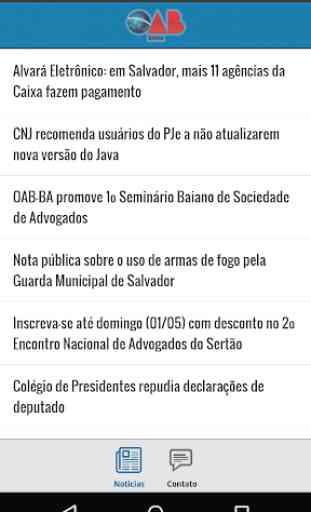 Notícias da OAB Bahia 1