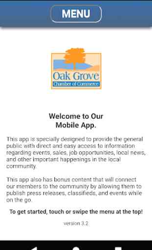 Oak Grove Chamber Mobile App 1