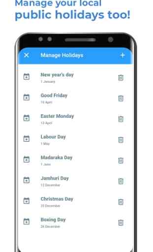 Off Days - Leave & Holiday Tracker 4