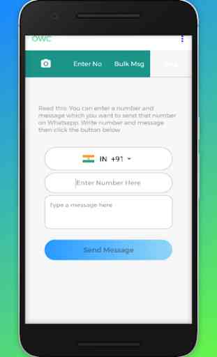 Open in WhatApp Chat without saving Number - OWC 4
