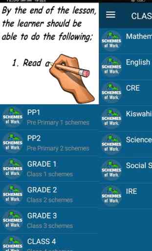 Schemes of Work for ECDE and Primary 1