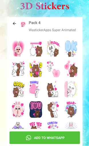 Stickers de Emojis en 3D for WAStickerApps 2