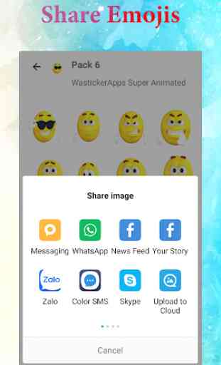 Stickers de Emojis en 3D for WAStickerApps 4