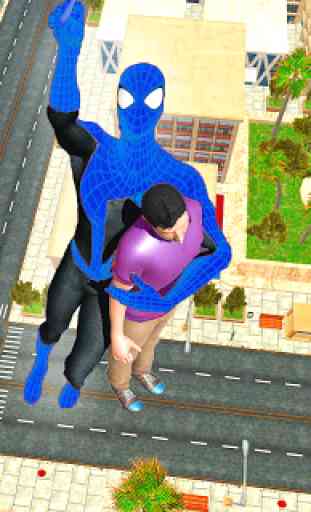 Superhero Spider Rope City Rescue Mission 2