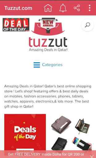 Tuzzut Qatar Online Shopping Store 1