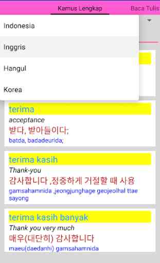 Kamus GO Korea Indonesia + Keyboard Hangul OFFLINE 1