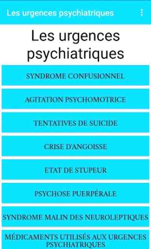 Les urgences psychiatriques 2