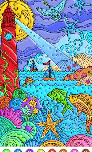 Painting Games - Paint By Number New Coloring Book 2