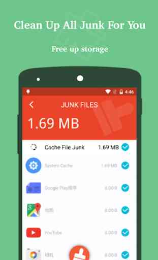 Power Cleaner & Clean cache junk for android 3