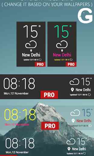 Weather Widget Galaxy S8 Pro S9 - Live Temperature 4