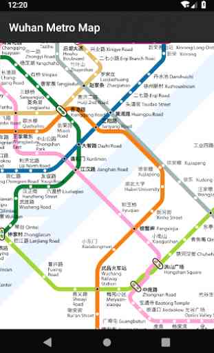 Wuhan Metro Map 2
