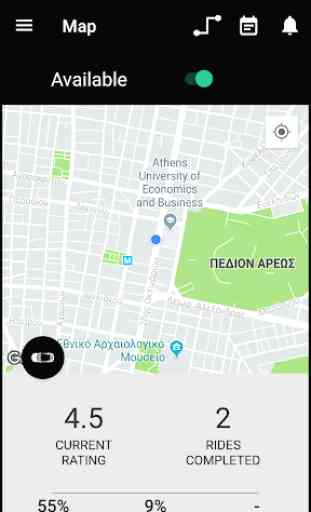 Aegean Taxi driver application 1