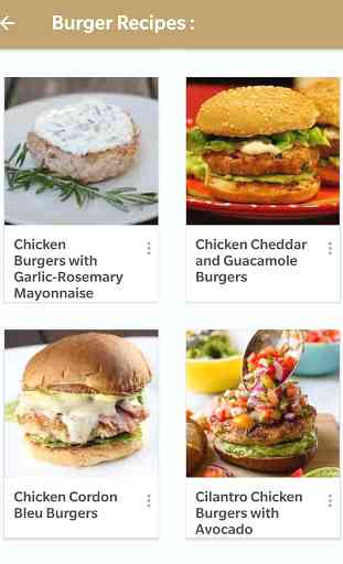 Burger Recipes Offline 2