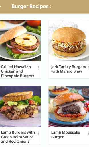 Burger Recipes Offline 3