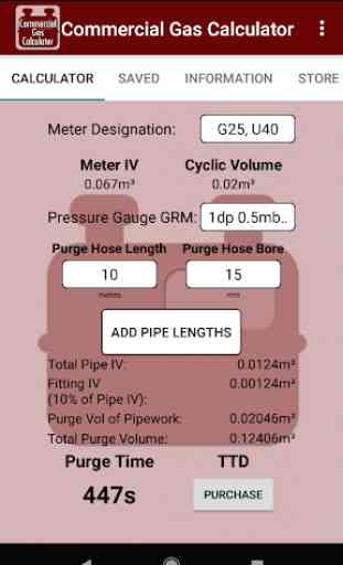 Commercial Gas Calculator 1