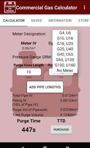 Commercial Gas Calculator 2