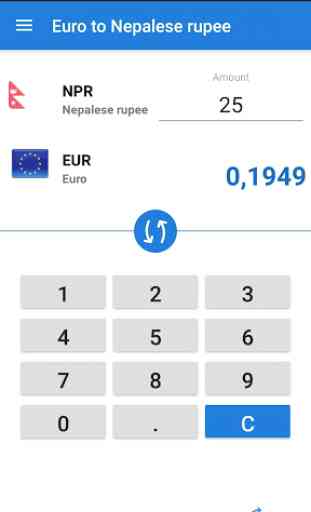Euro en Roupie Népalaise 2