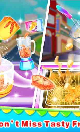 Fast Food Game-Yummy Food Cooking Stand 2