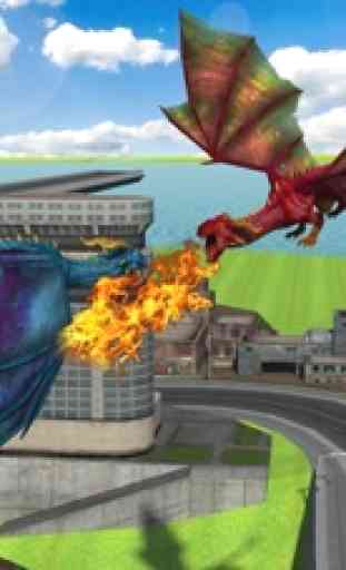 Flying Dragon Clash Simulation 3