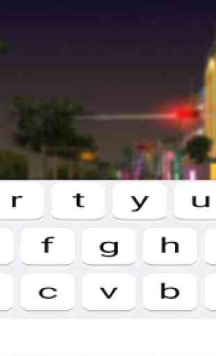 Game Keyboard For GTA VC Cheat Codes 3