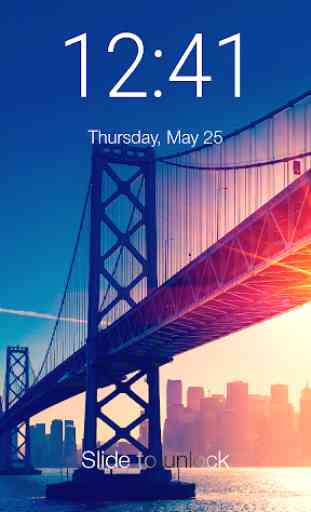Golden Gate Bridge San Francisco Screen Lock 1