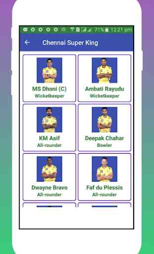 IPL 2020 : Squad Schedule Live Score 3