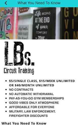 LBs Circuit Training 2