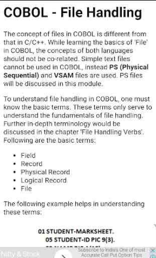 Learn COBOL Complete Guide Offline 4