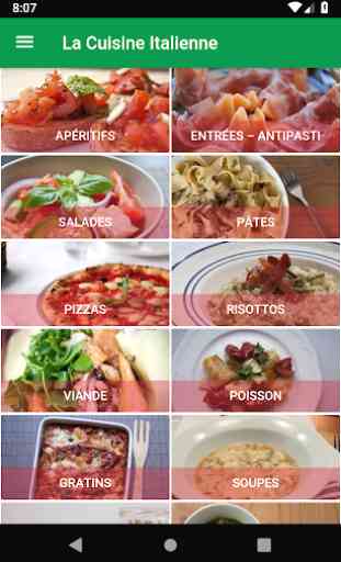 Recettes cuisine Italiennes 1