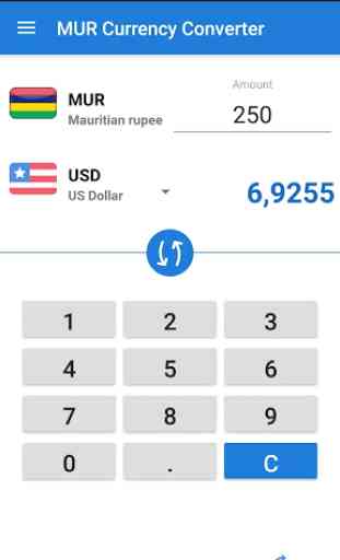Roupie mauricienne conversion et taux de change 1