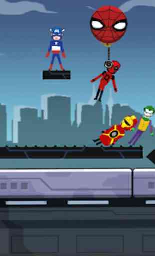 Stickman Super Heroes - Bataille de guerriers 3
