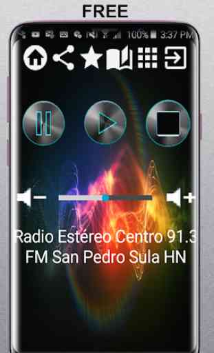 Radio Estéreo Centro 91.3 FM San Pedro Sula HN Rad 1