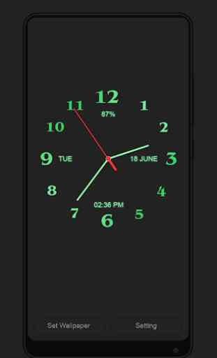 Analog Clock Live Wallpaper 3