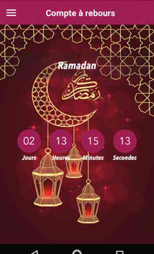 Compte à rebours du Ramadan 2019 1