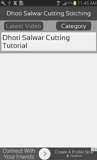 DHOTI SALWAR Cutting and Stitching VIDEOS 2