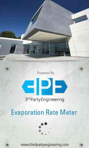 Evaporation Rate Meter 1