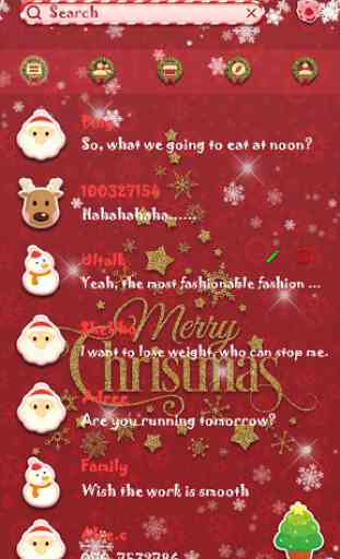 GO SMS CHRISTMAS TO YOU THEME 2