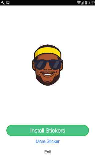 Lebron Sticker for Whatsapp (Basketball Emoji) 1
