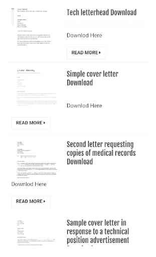 Letters Office Templates 2