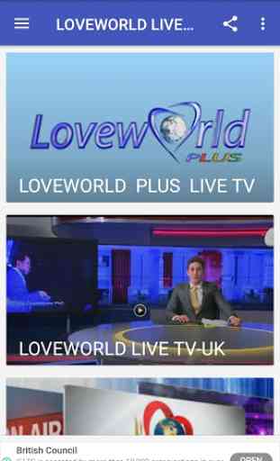 LOVEWORLD LIVE TV'S 2
