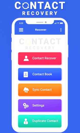 Recover Deleted Contact - Contact Backup 1