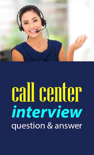 Call center interview question answers 1