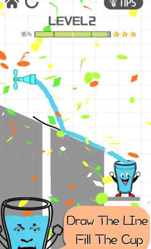 Clever Glass-Leisure Drawing Water Cup Puzzle Game 1