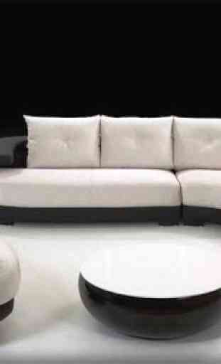 Conception moderne de chaise de sofa 2