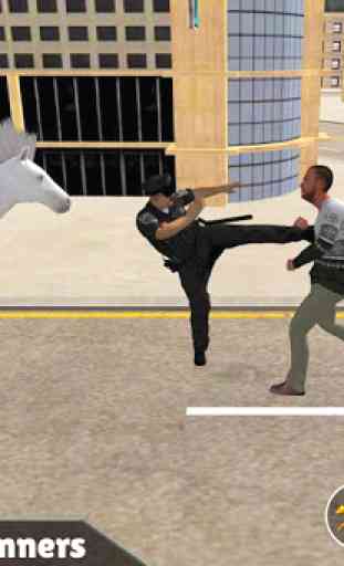 Flying Mounted Police Horse Crime Chase 3