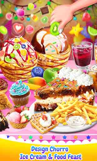 Sweet Desserts - Cookie Cake & Churro Ice Cream 3